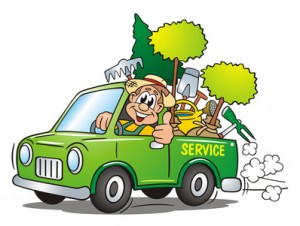 Gardener Service Van